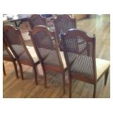 Matching Set of 6 Chairs - 2 Captains Chairs
