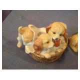 Homco Puppy Figures