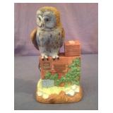 Ezra Brooks Owl Decanter