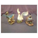 Homco Figurines including Swan