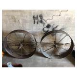 Pair of Steel Wheels