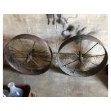 Pair of Steel Wheels