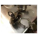 Vintage Kerosene Hanging Lamp