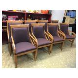 8 Chairs with Armrests