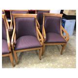 8 Chairs with Armrests