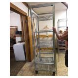 Large Commercial Restaurant Rack on Wheels