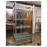 Large Commercial Restaurant Rack on Wheels