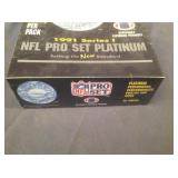 1991 Pro Set Platinum Football Series 1 Factory Sealed Wax Box