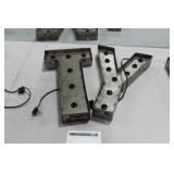 Lot of (2) Metal Lighted Letters 18"H  with Letter T and Letter Y