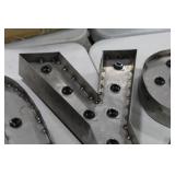 Lot of (4) Metal Lighted Letters 18"H  with Letters T, O, Y, S