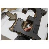 Lot of (6) Metal Lighted Letters 12"H  with Letters -, B, E, E, R,