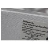 Lot of (7) Primed Canvas Letters White 12"H  with Letters D,N,E,O,O,H,L