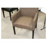 Living Room Arm Chair Brown 25"Wx22"Dx34"H