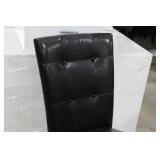 High Back Dining Chair Black 20"Wx20"Dx40"H
