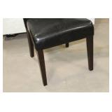 High Back Dining Chair Black 20"Wx20"Dx40"H