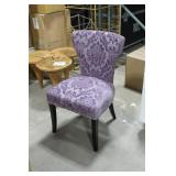 Dining Chair Purple 22"Wx20"Dx37"H