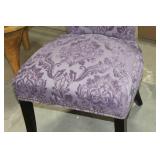 Dining Chair Purple 22"Wx20"Dx37"H