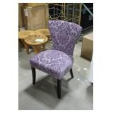 Dining Chair Purple 22"Wx20"Dx37"H