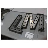 Lot of (2) Metal Lighted Letters 18"H  with Letter L and Letter M
