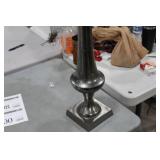 Accent Décor Aluminum Trumpet Vase Raw Black 28-1/2"Hx11"D (in box)