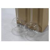 Lot of (2) Accent Décor Glass Vases Clear 21-1/2"Hx5"D (in box)