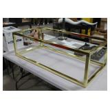 Metal Coffee Table Frame Gold 48"Lx22"Wx14-1/4"H
