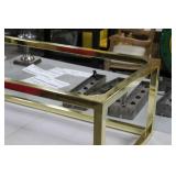 Metal Coffee Table Frame Gold 48"Lx22"Wx14-1/4"H