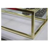 Metal Coffee Table Frame Gold 48"Lx22"Wx14-1/4"H