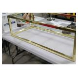 Metal Coffee Table Frame Gold 48"Lx22"Wx14-1/4"H