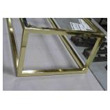 Metal Coffee Table Frame Gold 48"Lx22"Wx14-1/4"H