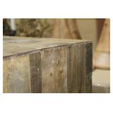 Rustic Wood Side Table 52-1/2"Lx15"Wx31"H