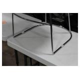 Metal Bar Chair White 23"Wx21"Dx35"H