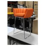 Metal Bar Chair Orange 23"Wx21"Dx35"H