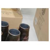 Lot of (4) Accent Décor Vases Green/Blue 6"Hx5"D (in box)