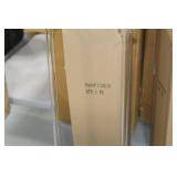Lot of (2) Accent Décor Glass Vases Clear 21-1/2"Hx5"D (in box)