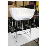 Metal Bar Chair White 23"Wx21"Dx35"H