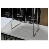 Metal Bar Chair Orange 23"Wx21"Dx35"H