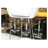 Metal Bar Chair White 23"Wx21"Dx35"H