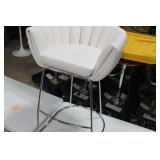 Metal Bar Chair White 23"Wx21"Dx35"H