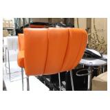 Metal Bar Chair Orange 23"Wx21"Dx35"H