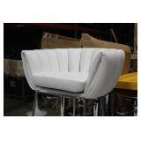Metal Bar Chair White 23"Wx21"Dx35"H