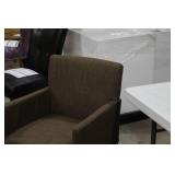 Living Room Arm Chair Brown 25"Wx22"Dx34"H