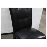 High Back Dining Chair Black 20"Wx20"Dx40"H