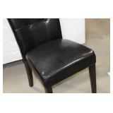 High Back Dining Chair Black 20"Wx20"Dx40"H