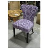 Dining Chair Purple 22"Wx20"Dx37"H