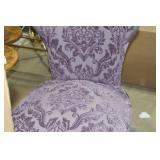 Dining Chair Purple 22"Wx20"Dx37"H