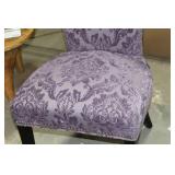 Dining Chair Purple 22"Wx20"Dx37"H