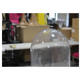Glass Cloche 31"Hx12"D  with Wood Base