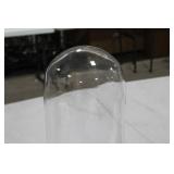 Glass Cloche 23"Hx10"D  with Wood Base