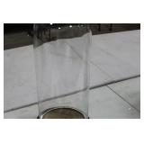Glass Cloche 23"Hx10"D  with Wood Base